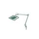 Square Led Lighted Desk Magnifying Lamp , Freestanding 5x Magnifying Led Lamp Compact