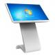 K L Shape LCD Touch Screen Kiosk , Floor Standing Multi Touch Digital Signage