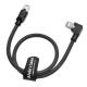 Alvin's Cables Profinet Cat6 Shielded Ethernet Cable Left Angle High Flex Gold Plated 10m for PLC Robotics