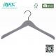 Betterall Grey Color Rubber Paint Non Slip Hotel Usage  Wooden Hangers for Shirts