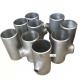 ASME 304 316 Seamless Pipe Fittings SCH20 Stainless Steel Equal Tee Long Type