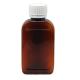 100cc PET Amber/Orange Maple Cough Syrup Bottle with CRC Cap and Heat Seal Free Samples
