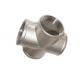 Casting 316 Stainless Steel Pipe Fittings SS Cross ANSI Standard Anti Corrosion