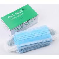 High Filtration Capacity Disposable Protective Face For Dust / Pollution / Bacteria