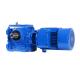 Flange Mounted Worm Helical Gear Reducer Gearmotor Assembly SF37/SF47/SF57