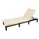 H34cm B71cm Outdoor Patio Chaise Lounges , Adjustable Chaise Lounge Chair Anti Rust