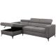 Foldable Breathable Fabric Corner Couches , Wear Resistant Sofa L Shape Fabric