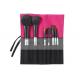 7 PCS Daily Use Cosmetic Brush Set With Black , Pink Cloth Case