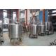 Stainless Steel Beverage Mixer Carbonated Drink Production Line With Piston Filling System