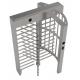 304 Stainless Steel Full-Height Turnstile DC Brushless Motor Sigle Security Door For Security