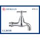 Chrome Plated Slow Open Brass Handle Water Stop Tap