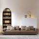 Modern Living Room Leather Sofa Combination Nordic Luxury Straight Row