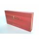 Handmade cigar gift packing boxes , Hi quality gradient red silver paper printing color magnet boxes manufacturer