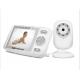 3.5 Inch 2.4G Wireless Baby Monitor 15FPS Video Transmission Rate
