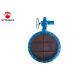 Flanged Ventilation Butterfly Valve Simple Structure For Petroleum / Chemical Industry