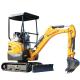 ZG017S yanmar mini digger with KUBOTA D902 Engine and Spacious Driving Space
