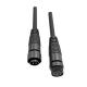 Outdoor M12 Waterproof Male Female Connector Docking Reverse Head Power Cable
