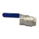 Stainless Steel 2PC Internal Thread Handle Lock Ball Valve for Dependable Performance