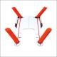 NBR Golf Speed Trap Swing Training Aid With Acrylic Base 4 Path Rods
