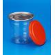 airtight peanut 83mm 360ml Round Plastic Food Containers With Lid
