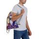 Drawstring Backpack Adjustable Sports Gym Bag Waterproof Rope Bag Sports Yoga Bag