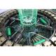 Four Shuttle small circular loom of leno bag for vegetable package
