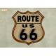 Classic Route US 66 Wall Signs Wooden Wall Plaques Antique MDF Pub Sign Wall Decor