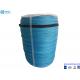 8 strand blue color diameter 4mm x 1000m UHMWPE rope with loop both ends