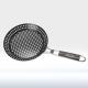 Non Stick Round Shape BBQ Tools Roasting Pan Rust Resistant Grill Basket Foldable