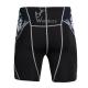 Men's Performance Black Compression Shorts Cool Dry Tights Elastic Closure