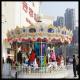 China hot sale fiberglass carousel horse with 12 seats