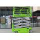 SS0812EM Electric Man Lift , Electric Hydraulic Scissor Lift 0.9m Platform Extendable