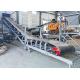 Black Impact Roller Inlet 0.8m/s Speed Sand Conveyor Belt Machine
