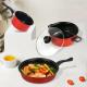 Multifunctional Kitchen Iron Non Stick Pans And Pots Set With Lid