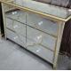 Mirrored Furniture 6 drawers Bed Side Table Night Stand cabinet for living room