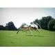 Large Polished Stainless Steel Garden Sculptures , Metal Ant Sculpture Decoration