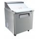 Fricool 28 Refrigerated Preparation Table SUS 201 Sandwich Prep Cooler 7.4 Cu.Ft
