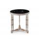 Luxury Round Shaped Marble Top Living Room Sofa End Side Table