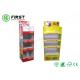 Corrugated Paper Floor Standing Displays Foldable Carton Floor Stand