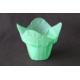 solid color light green cake tulip cup/Tulip Muffin Wrappers