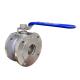 Stainless Steel Thin Ball Valve Model NO. Q71F-16P with ISO 9001 Standard and Supply