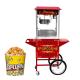110-240V/50-60HZ Healthy Food Grade SS Material Commercial Popcorn Machine With Cart