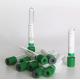 Green Top Customized Size Vacuum Blood Collection Tube For Hospital Use