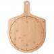 Heat Resistant Round Wooden Pizza Board , Bamboo Pizza Peel Serving Board