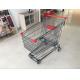 Wire Shopping Trolley E - Coating With 4 swivel TPR casters for Adult use 210L