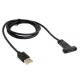 3ft Mount pannel USB 3.1 Type C Female to USB 2.0 A Male Macbook Tablet Mobile