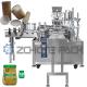 Double Channel Feeding Machine Cans Tinplate Plastic Can Food Filling Machine