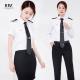 Uniform Type STEWARDESS Custom White Black Vest Airline Pilot Shirts for Men's Uniforms