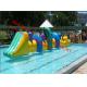 Inflatable Obstacle Course  Park Pool Inflatable water track for swimming pool aqua track