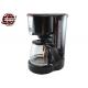 Glossy Design Electric Drip Coffee Maker 1.25L Home Digital Display With Indicator Light
